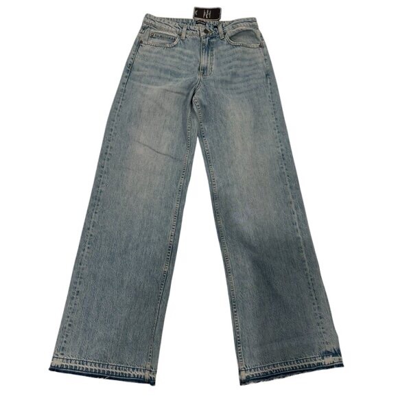 ZADIG & VOLTAIRE WHITNEY RELEASE WIDE LEG  MID RISE JEANS SIZE 27 NWT - Picture 5 of 8